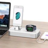 Apple Watch Stand - [3 in 1 Charger Dock] 3-Port USB Power Charging Station