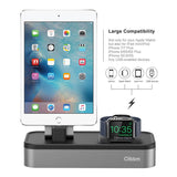 Apple Watch Stand - [3 in 1 Charger Dock] 3-Port USB Power Charging Station