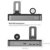 Apple Watch Stand - [3 in 1 Charger Dock] 3-Port USB Power Charging Station