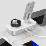 Apple Watch Stand - [3 in 1 Charger Dock] 3-Port USB Power Charging Station